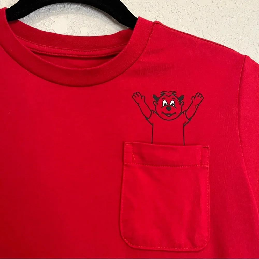 Adidas Manchester United Soccer Football Fred the Red Pocket Tee Boy Youth 11-12